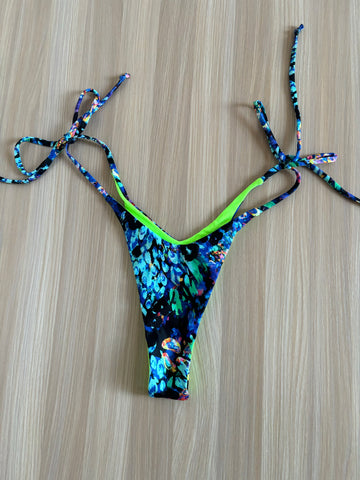 Blue Bikini Bottoms Size 8