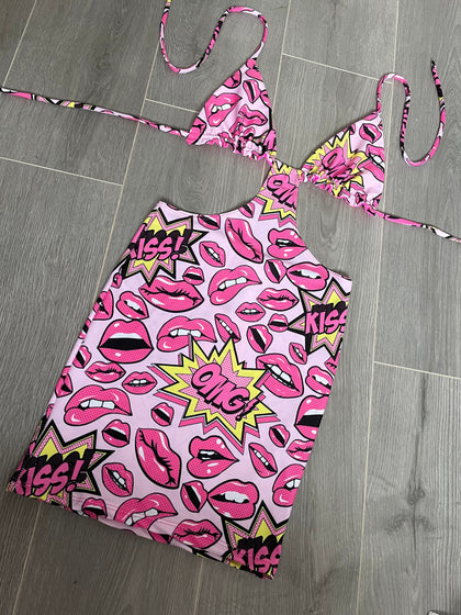 Pink Pop Art Dress