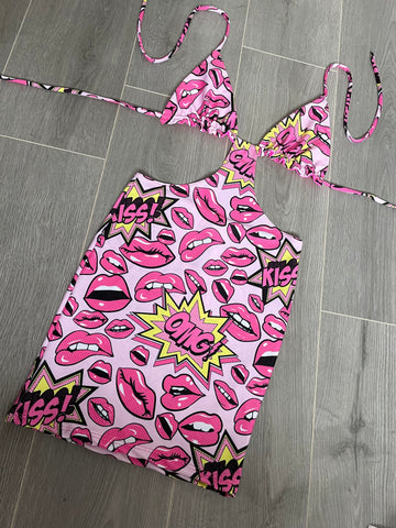 Pink Pop Art Dress